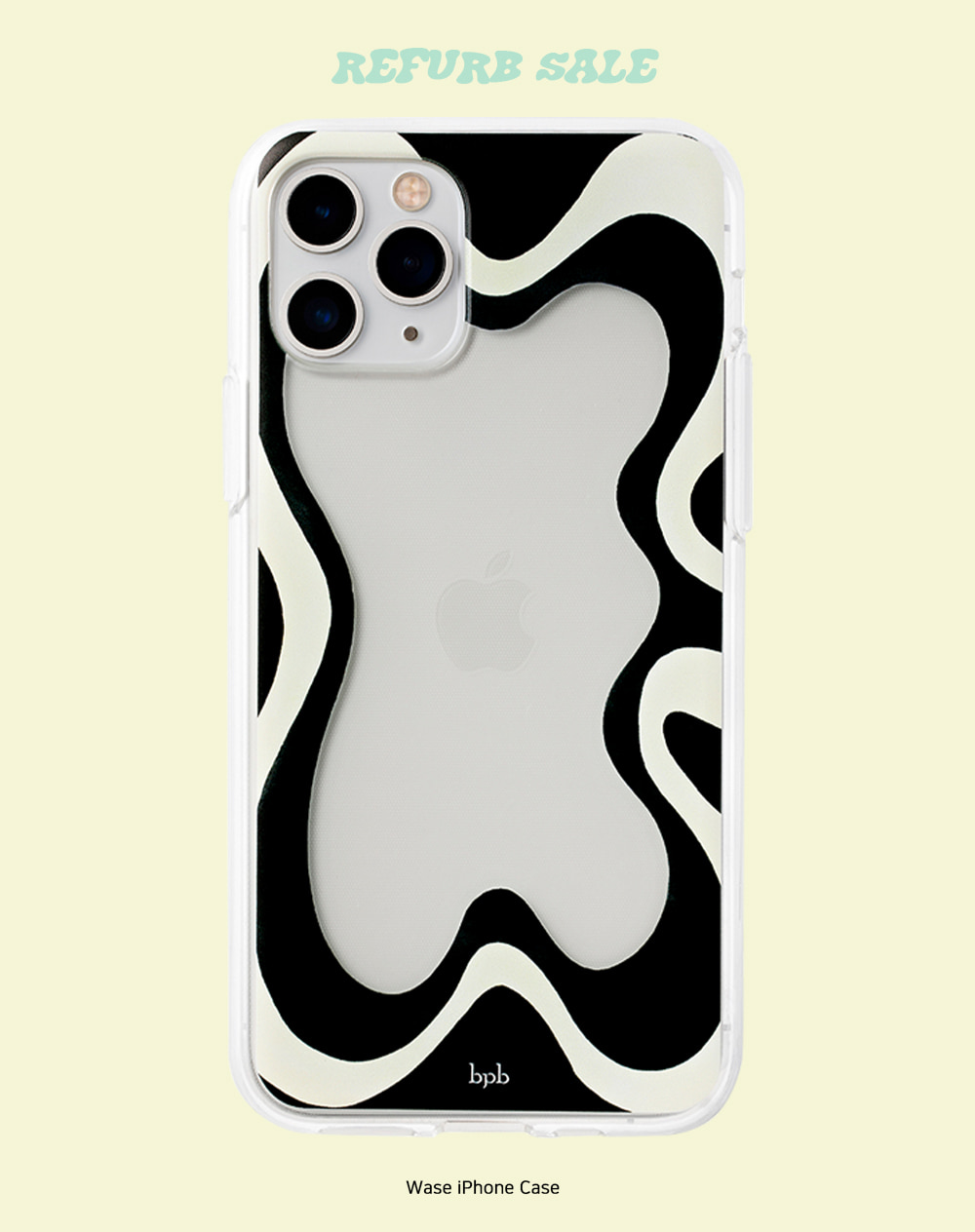 (Refurb Sale)Waves iPhone Case-black