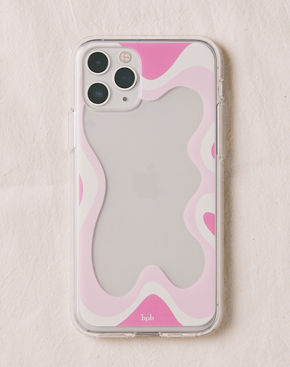 Waves iPhone Case-pink (3차리오더)
